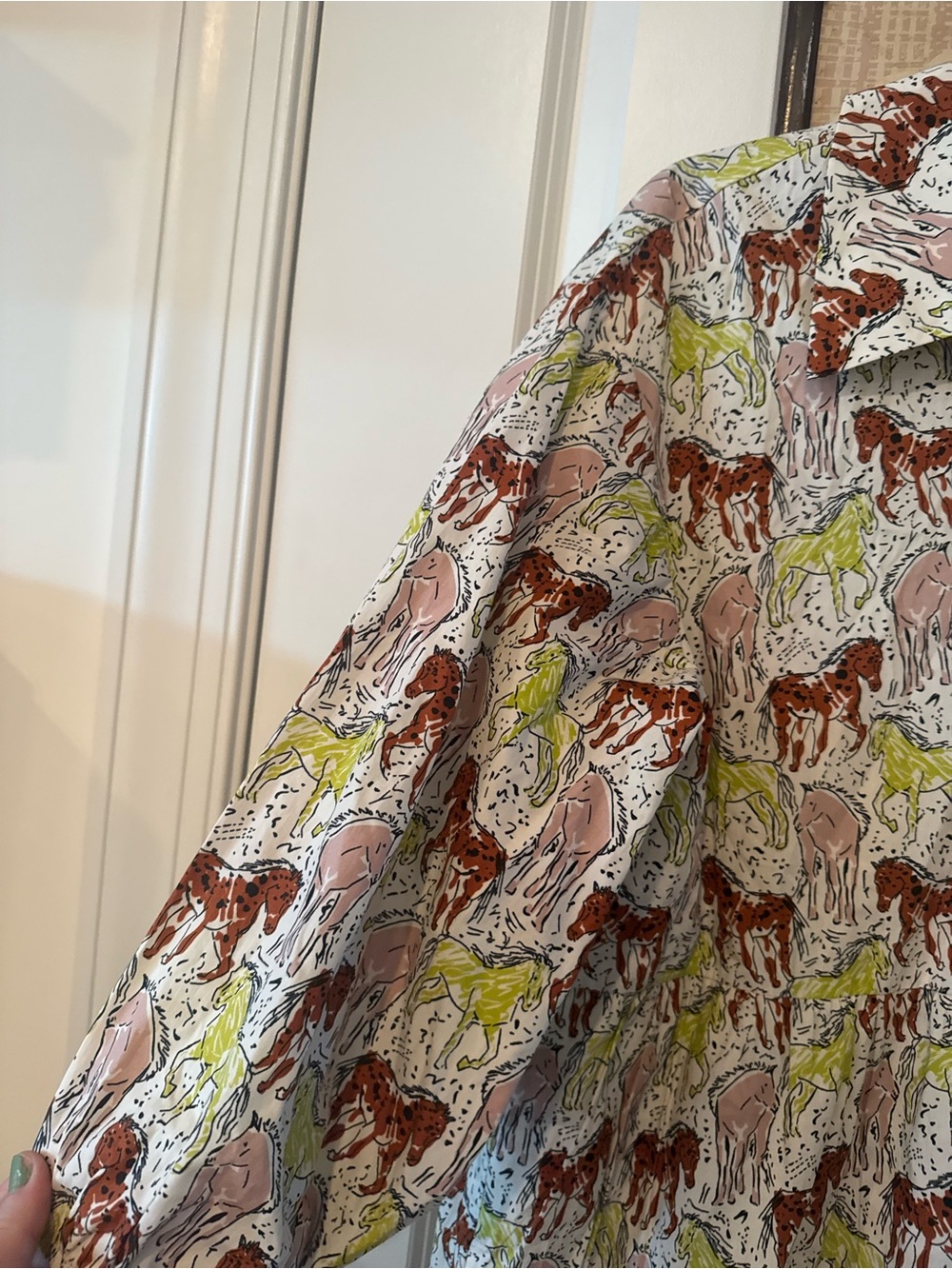 Anthropologie Bettina Tiered Shirt Dress by Maeve - Picture 5 of 7